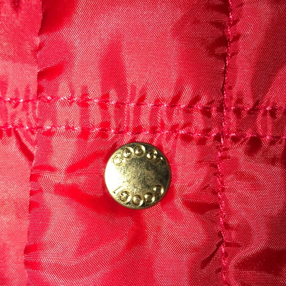 COOGI Red Puffer Gold Button Up Vest Jacket 3T - Picture 5 of 10